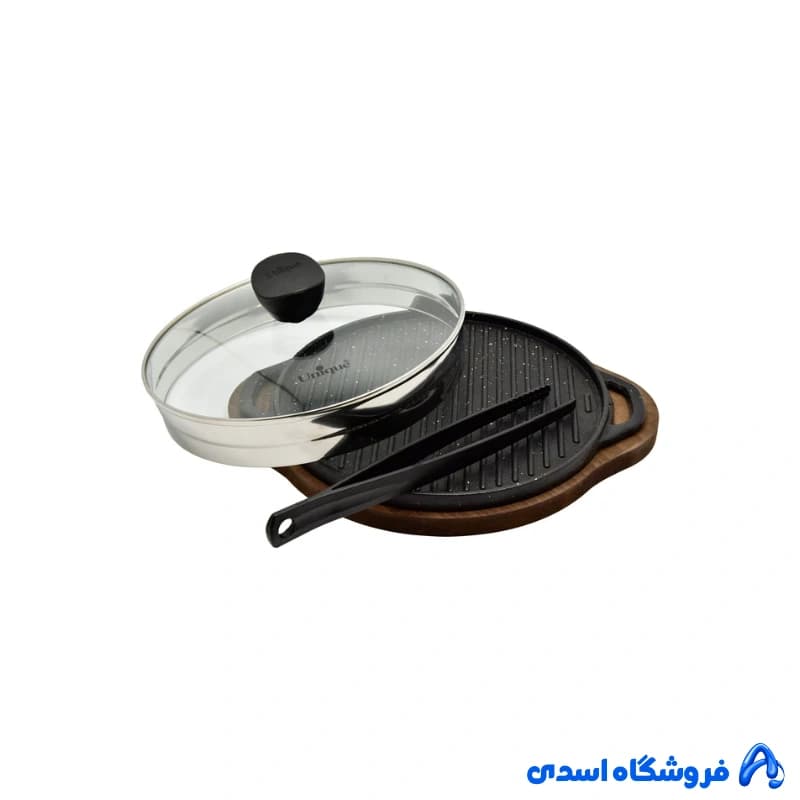 تابه گریل چدن یونیک کد UN-6005 — تصویر ۳