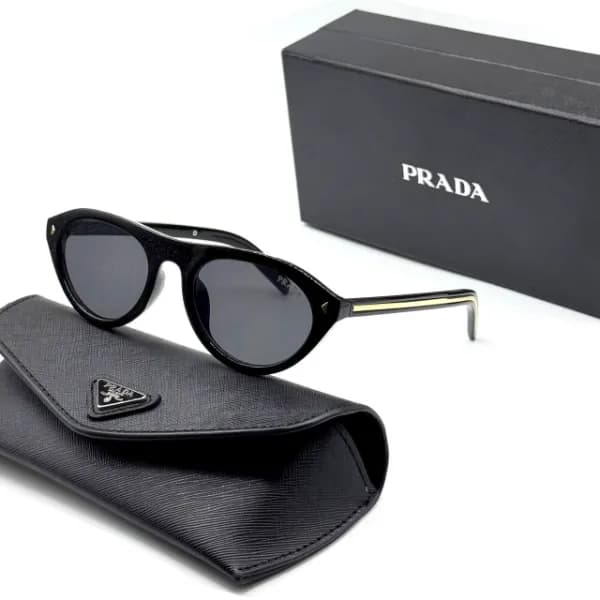 عینک آفتابی و بلوکات پرادا Prada | مدل a2022| فریم گربه ای|یونیسکس مناسب اقا و خانم ها