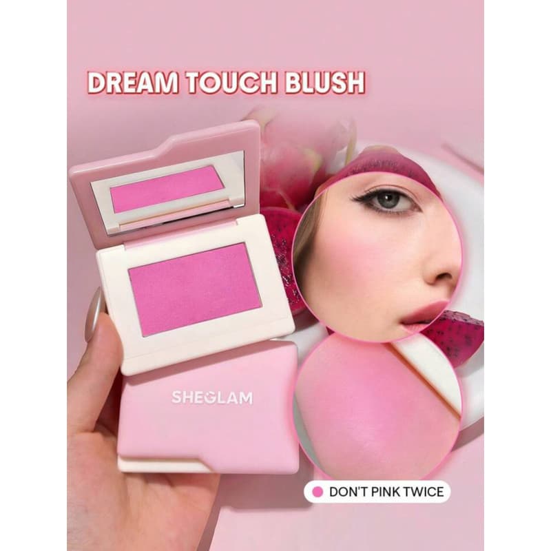 رژگونه پودری شیگلم مدل Dream touch Dont pink twice شماره 021 — تصویر ۳