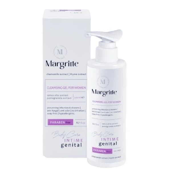 ژل بهداشتی بانوان مارگریت 200 میل Margritte Intime Genital Cleansing Gel For Women 200ml
