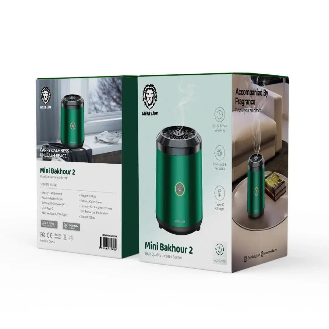 دستگاه بخور مینی گرین لاین مدل {GNMINIBKUR2GN} Green Lion Mini — تصویر ۷