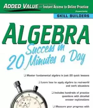 دانلود کتاب Algebra Success in 20 Minutes a Day – موفقیت جبر در 20 دقیقه در روز