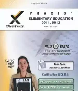 دانلود کتاب PRAXIS Elementary Education 0011, 0012 Test Prep Teacher Certification Test Prep Study Guide (XAM PRAXIS) – PRAXIS Elementary…