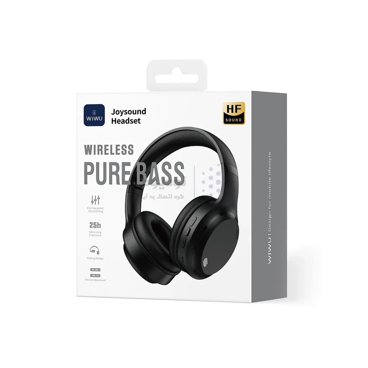 هدفون بی سیم Wiwu مدل Joysound TD-11 – مشکی (گارانتی شش ماهه شرکتی) — تصویر ۵