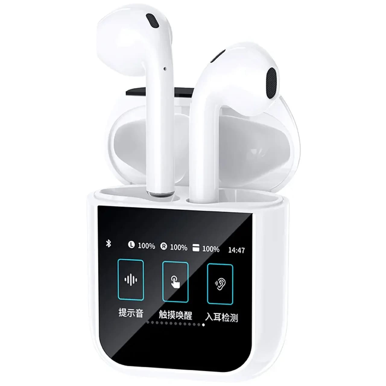 ایرفون بی سیم Wiwu مدل Airbuds T24 – سفید (گارانتی شش ماهه شرکتی)