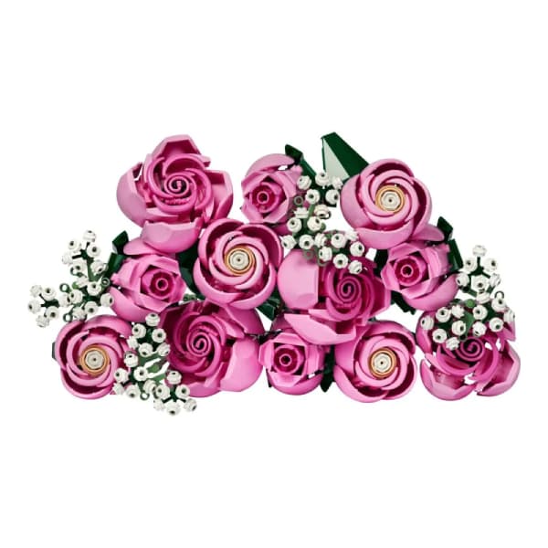 لگو سری بوتانیکالز مدل Bouquet of Pink Roses کد 10374 — تصویر ۲