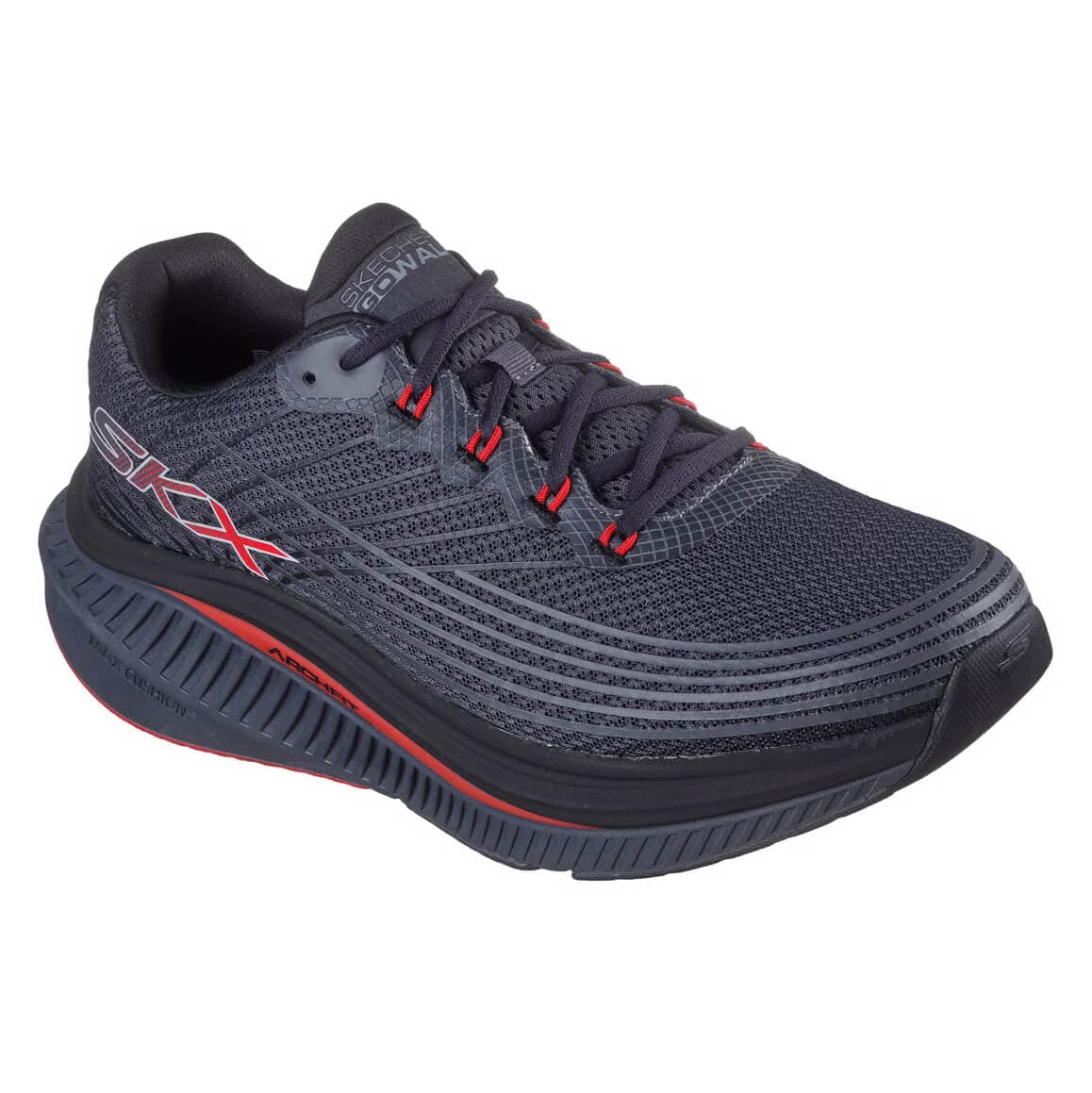 کفش مردانه اسکچرز مدل Skechers GO WALK Max Cushioning Arch Fit 216355/BKRD — تصویر ۲