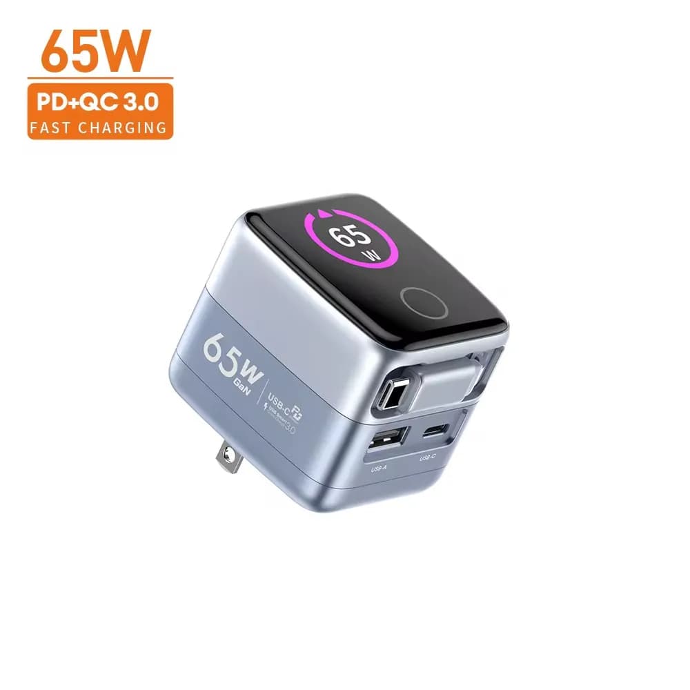 شارژر دیواری 65 وات GaN