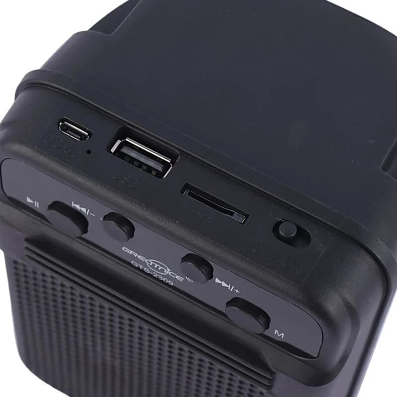 اسپیکر بلوتوثی گریت نایس GTS-2309 با نورپردازی LED — تصویر ۲