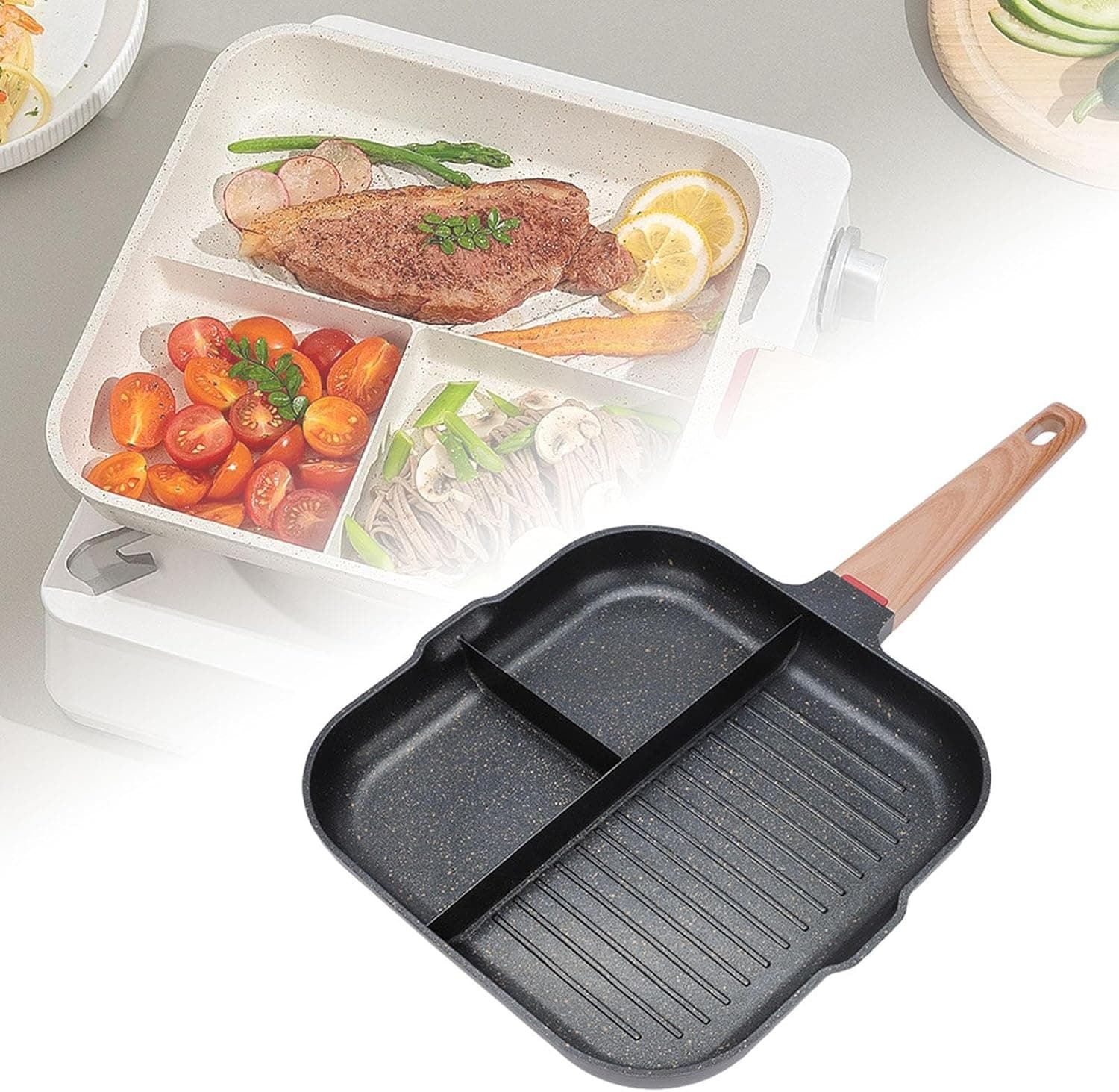 تابه گرانیتی سه خانه وارداتی