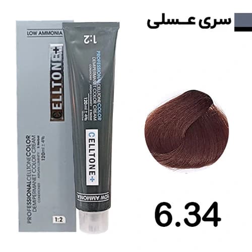 رنگ مو سلتون پلاس بلوند عسلی تیره 100 میل Celltone 6.34