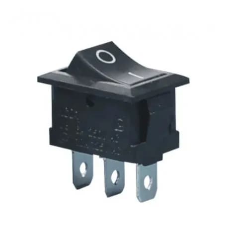کلید راکر دو حالته 3 پین 19x12x12mm | کلید راکر کوچک برق و الکترونیک