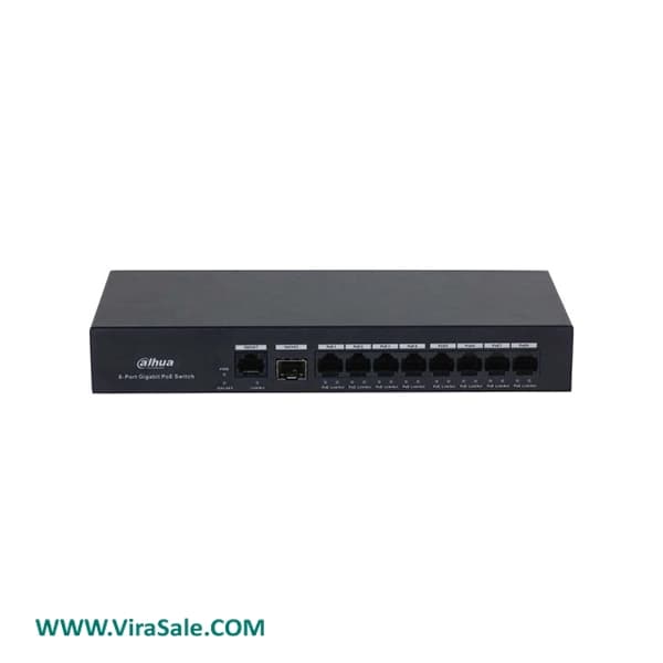 سوئیچ شبکه 8 پورت داهوا مدل DH-PFS3110-8GT-65