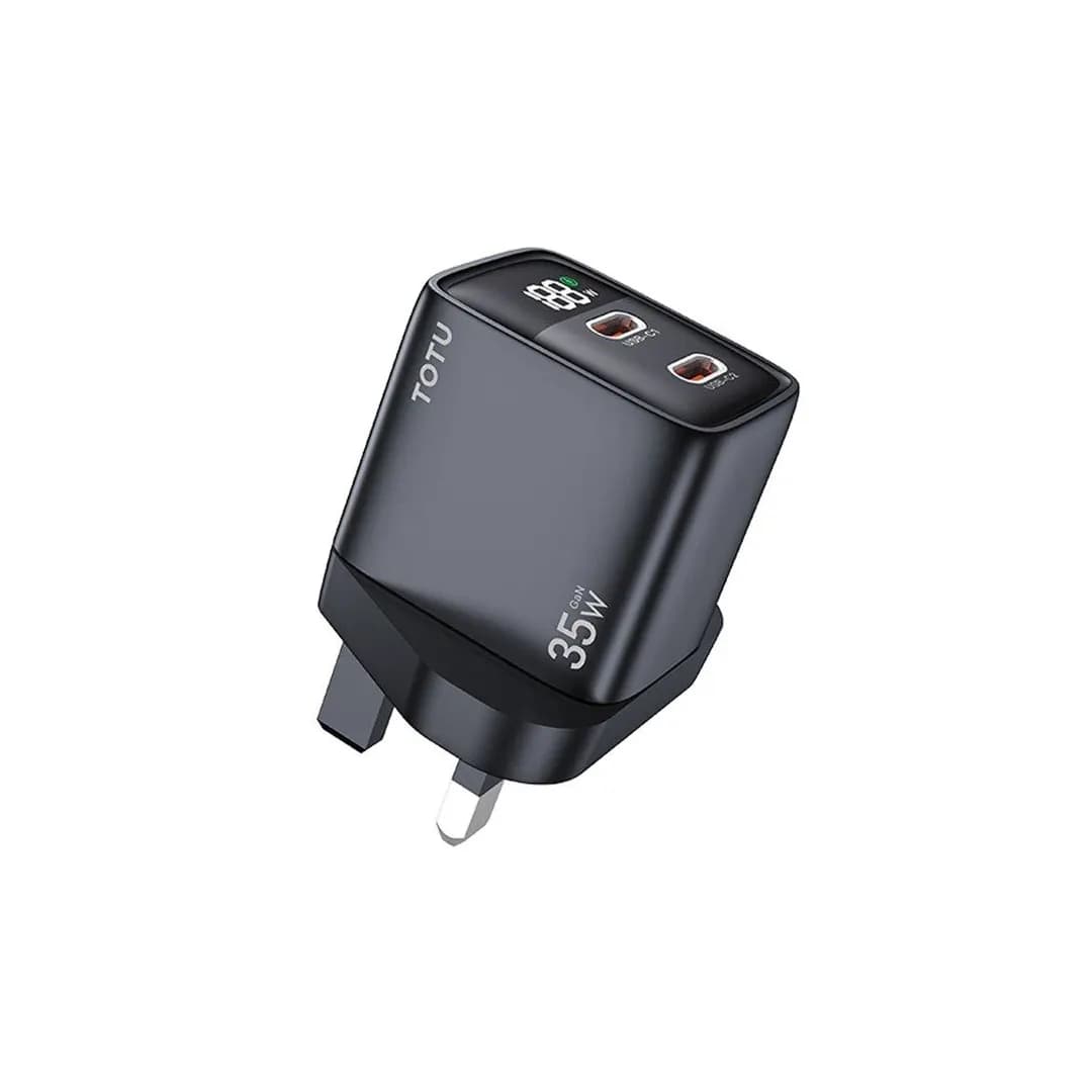 شارژر دیواری 35 وات برند توتو (TOTU) مدل HC-2-UK — تصویر ۳