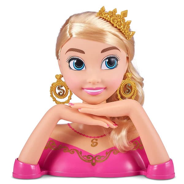 نیم تنه عروسک 50 قطعه ای sparkle girlz مدل Styling Princess — تصویر ۶