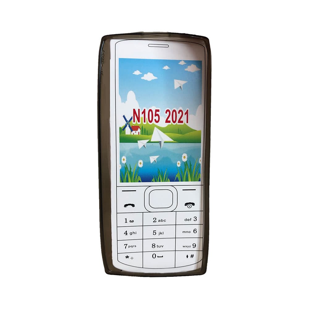 کاور ژله ای گوشی نوکیا Nokia 105 2021 دودی — تصویر ۲