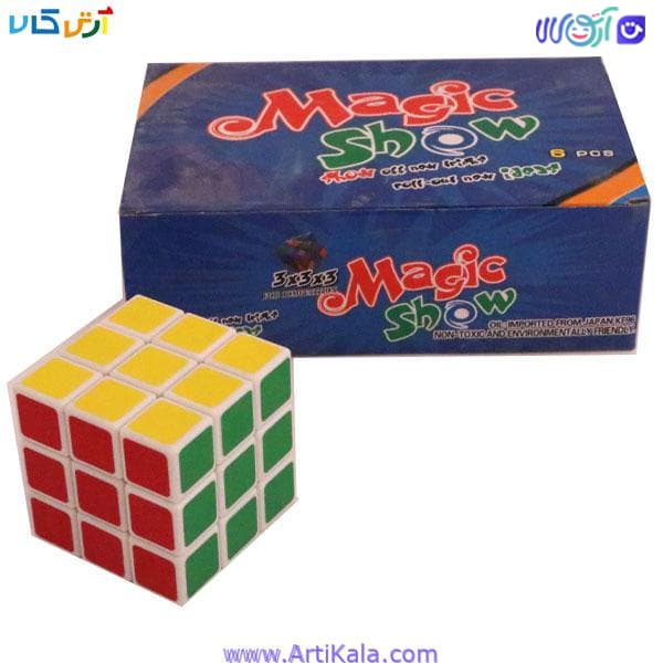 روبیک 3*3 استیکردار magic show — تصویر ۲