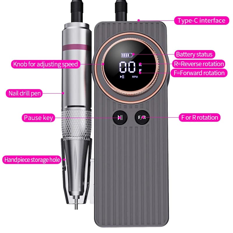 سوهان برقی شارژی بلو کیو کد BQ-108 — تصویر ۳