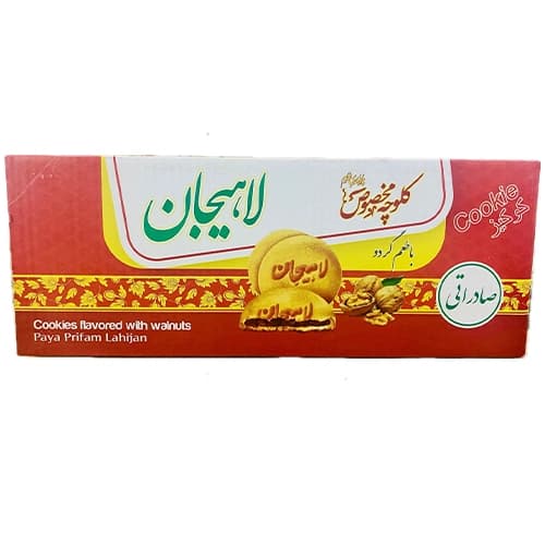 کلوچه صادراتی لاهیجان گردویی 70 گرم – کارتن 50 عددی