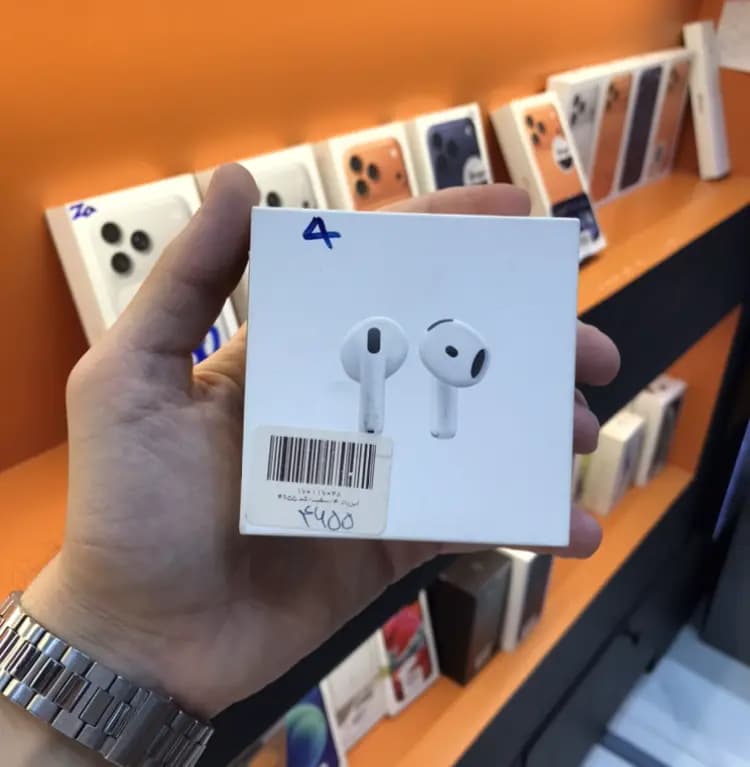 هدفون بلوتوثی اپل مدل AirPods 4 نو — تصویر ۲