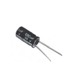 خازن الکترولیتی 680UF 35V برند JWCO