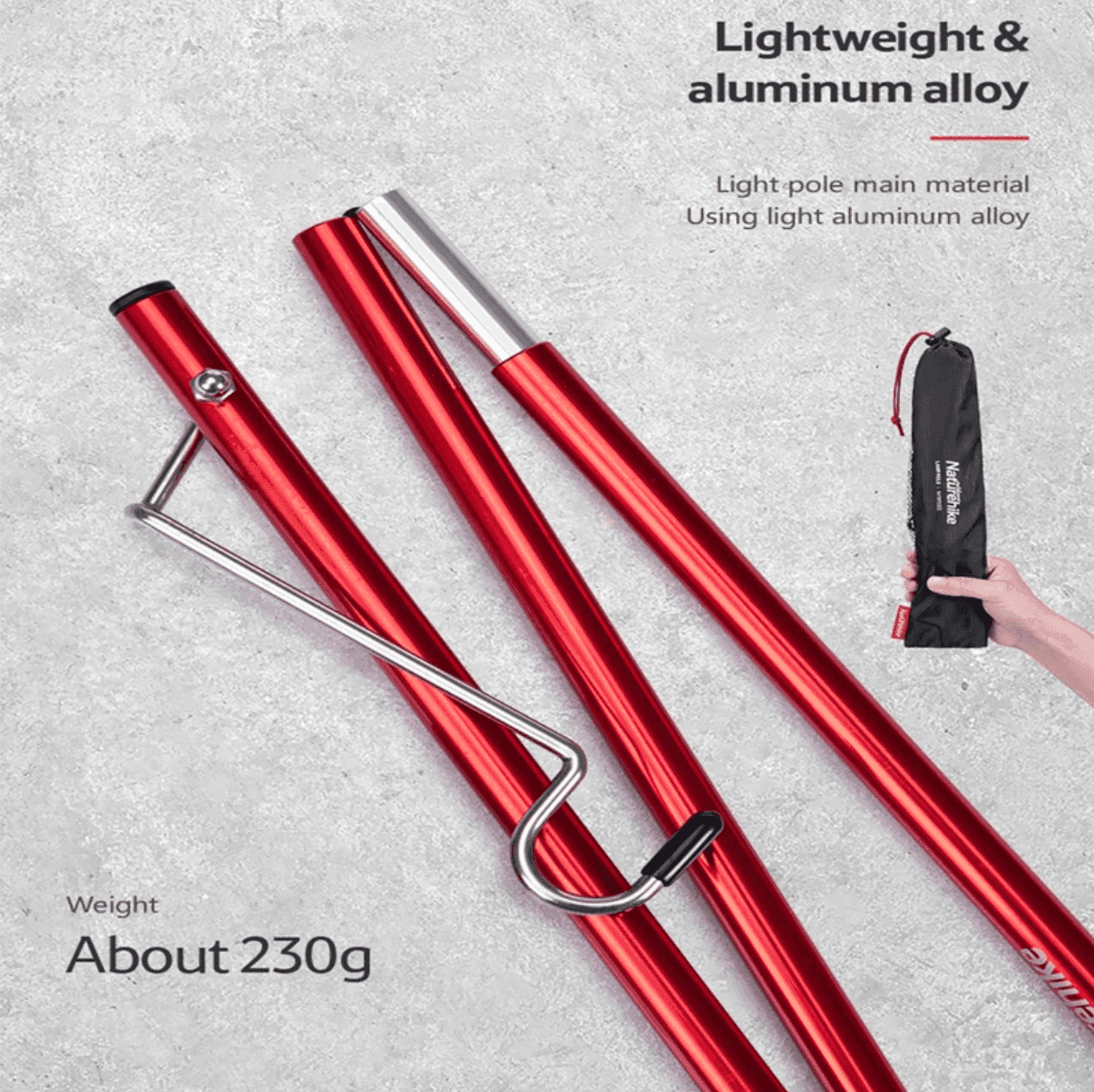 پایه چراغ نیچرهایک مدل Light Breeze Folding Light Pole — تصویر ۲