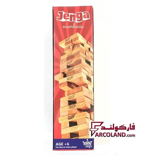 بازی فکری برج هیجان چوبی مدل JENGA — تصویر ۲