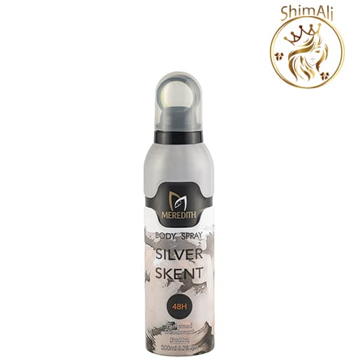 اسپری بدن مردانه مردیت مدل Silver Skent