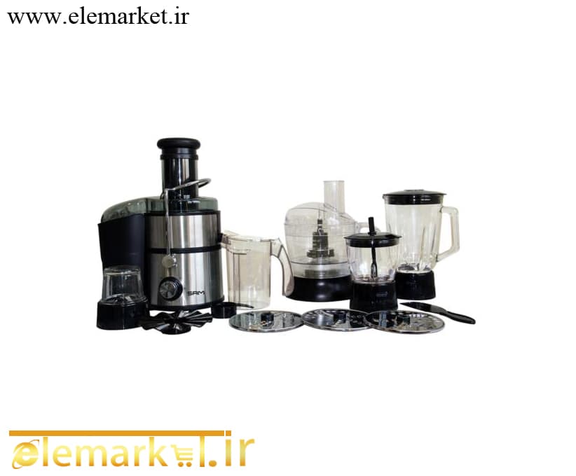آبمیوه گیری 5 کاره سام مدل JCG500ST