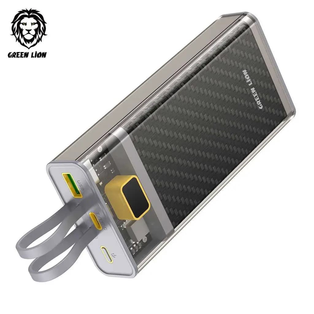 پاوربانک 20 هزار گرین لاین Green Lion Transparent 2 — تصویر ۲