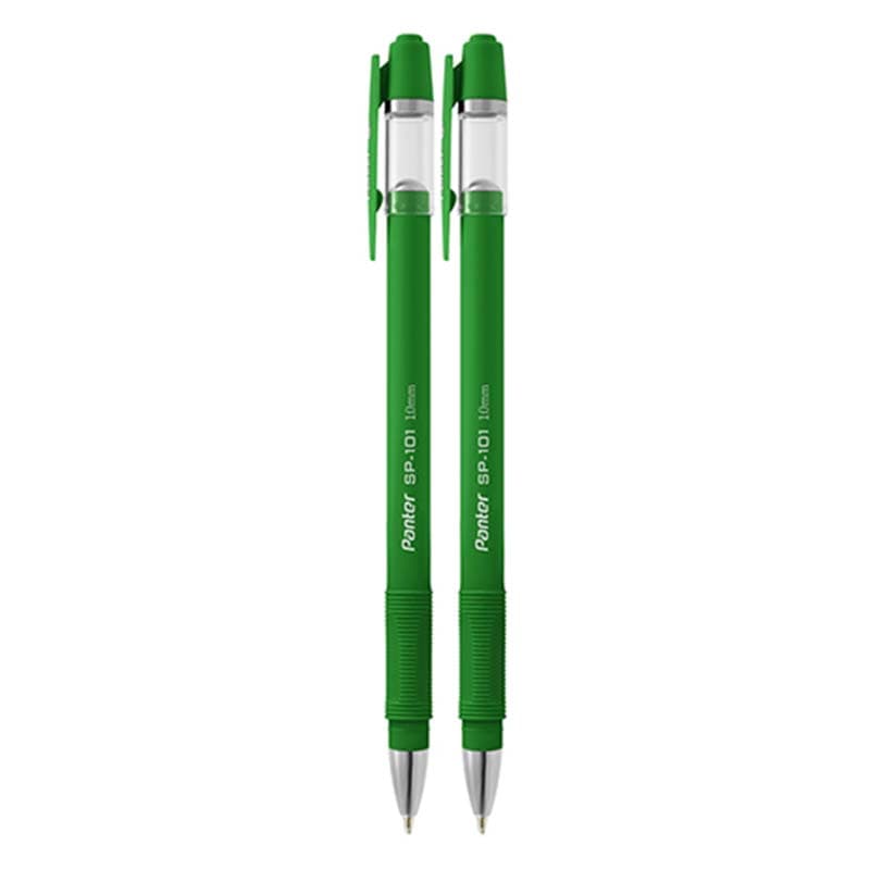خودکار پنتر مدل SP-101 نوک 1 میلی متر سبز بسته 2 عددی