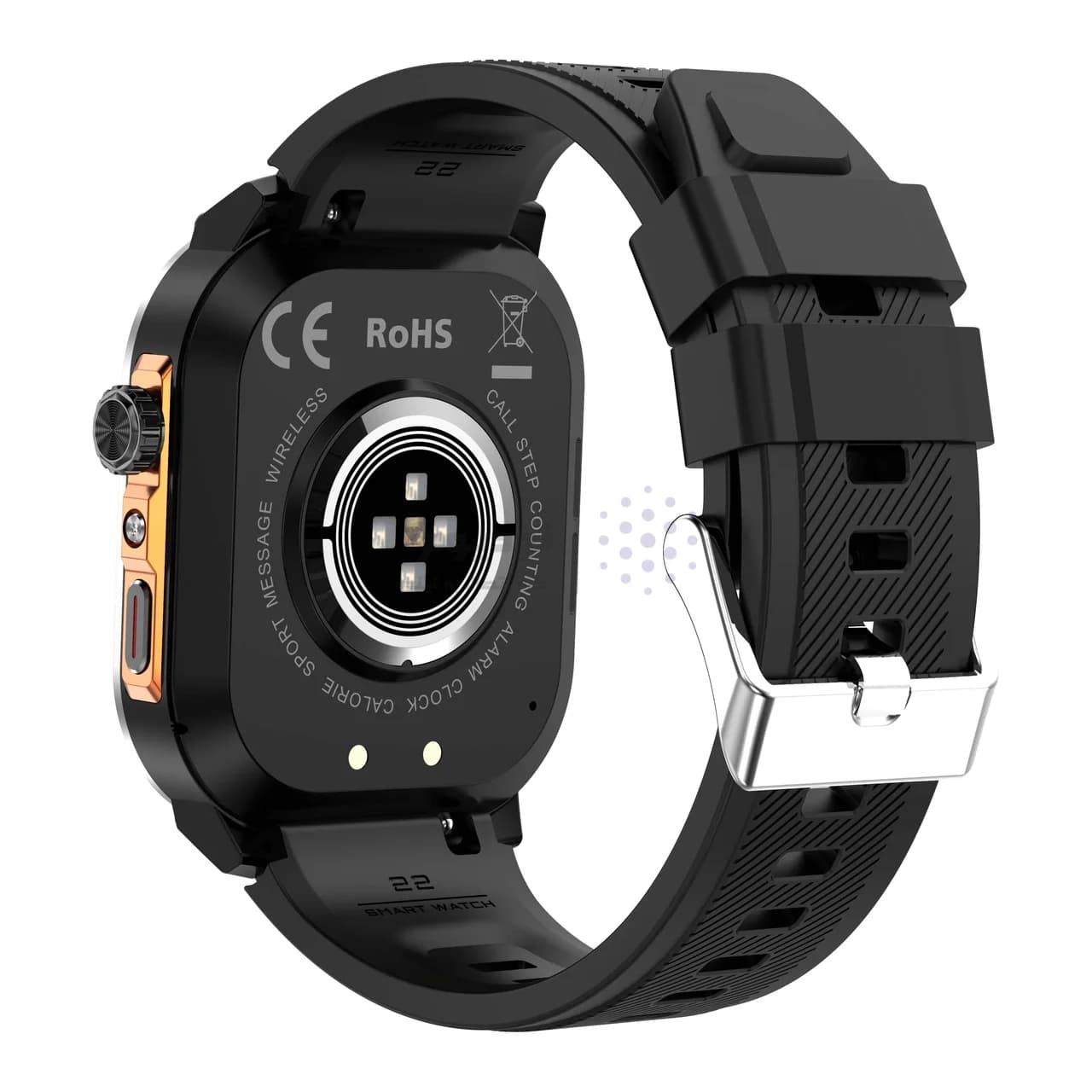 ساعت هوشمند Crbe مدل Apollo – مشکی (گارانتی یکساله PMC) — تصویر ۴