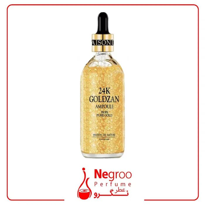 سرم طلا گلدزان 24 عیار 100 میل – GOLDZAN — تصویر ۲