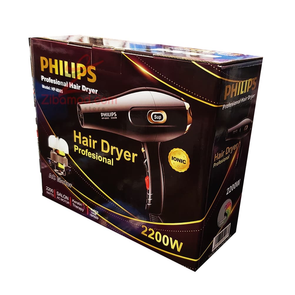 سشوار فیلیپس Philips مدل HP-6995 قدرت 2200 وات — تصویر ۲