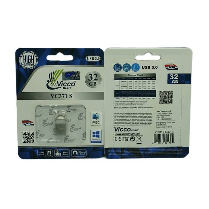 فلش مموری ویکومن 32GB مدل VC371S USB3