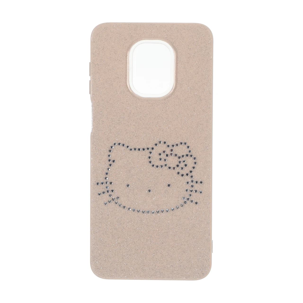 قاب اکلیلی Kitty نگین دار Xiaomi Redmi Note 9S / Redmi Note 9 Pro / Redmi Note 9 Pro Max – نسکافه ای