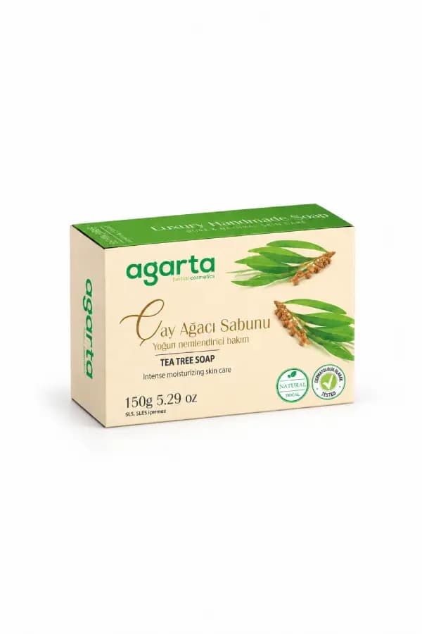 صابون دست ساز طبیعی درخت چای Agarta