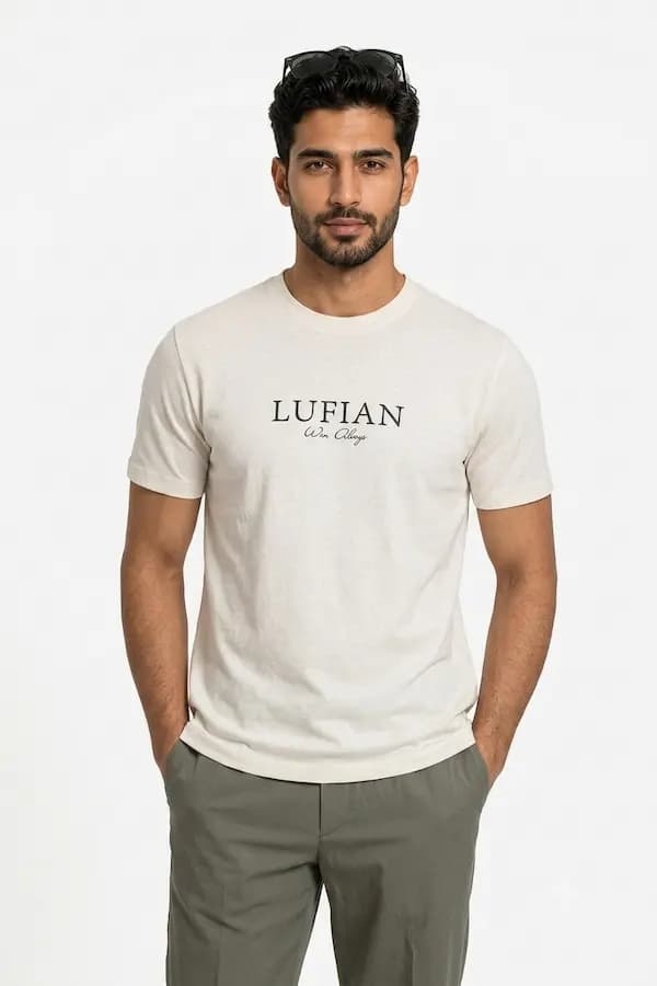 تیشرت مردانه طرح گرافیکی Lufian