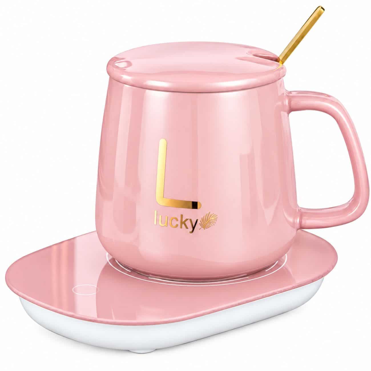 ماگ گرم کن دار لاکی Lucky مدل Temperature Cup ظرفیت 400 میلی لیتر — تصویر ۲