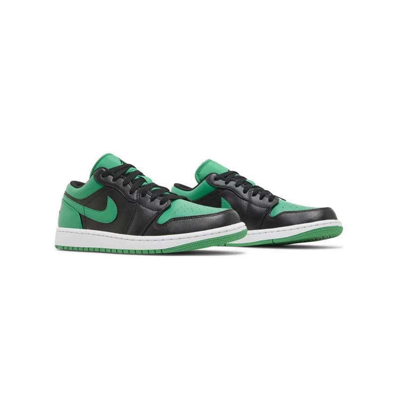 کتونی نایک ایرجردن 1 ساق کوتاه سبز مشکی Nike Air Jordan 1 Low Black Lucky Green — تصویر ۵