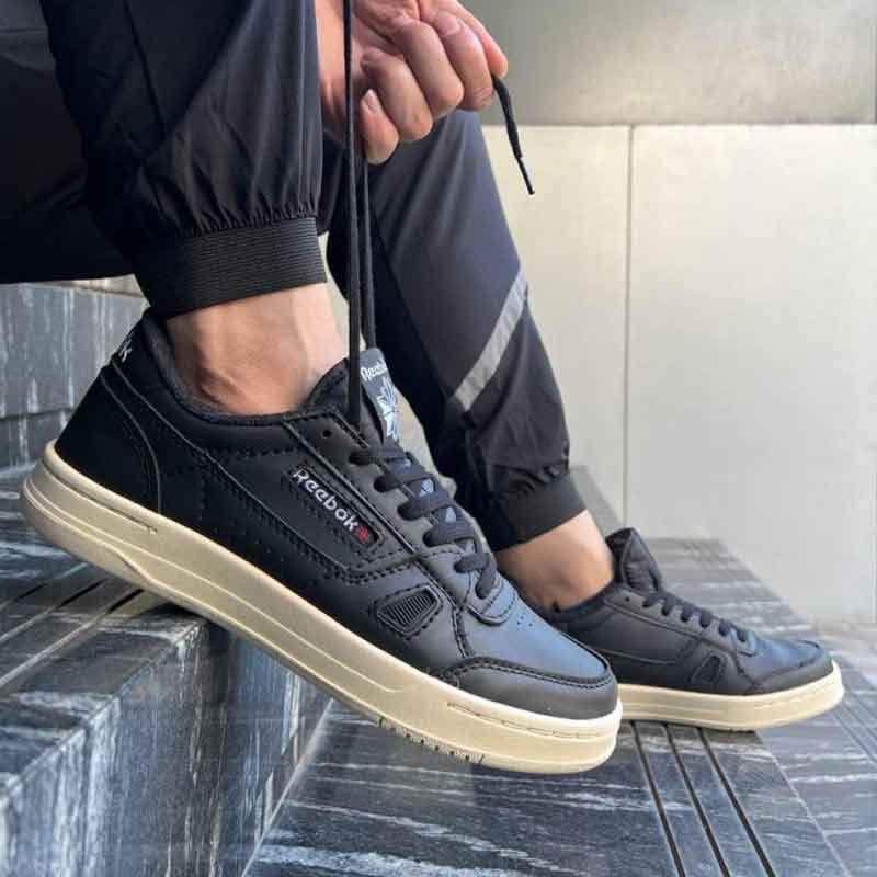 کفش ریبوک کورت مشکی کرم Reebok Lt Court Black Cream — تصویر ۲