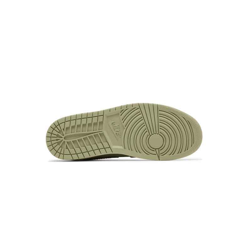 کتونی نایک ایرجردن 1 ساق کوتاه سبز زیتونی کرم Nike Air Jordan 1 Low Craft Light Olive — تصویر ۳