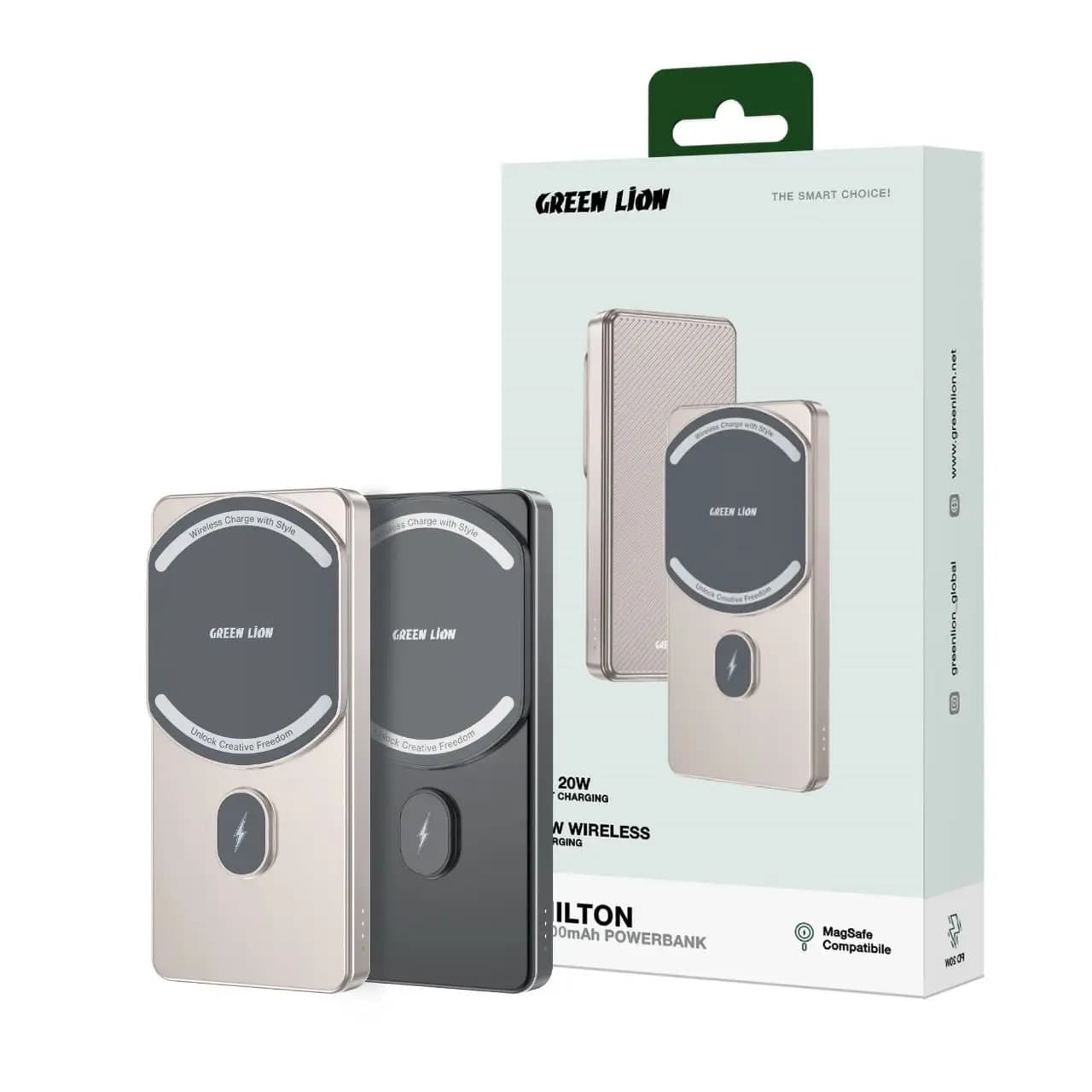 پاوربانک گرین لاین مدل Green Lion 10000 mAh Milton — تصویر ۲