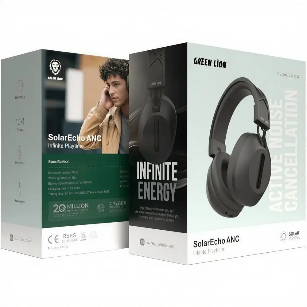 هدفون گرین لاین مدل Green Lion Echo SolarEcho ANC — تصویر ۴
