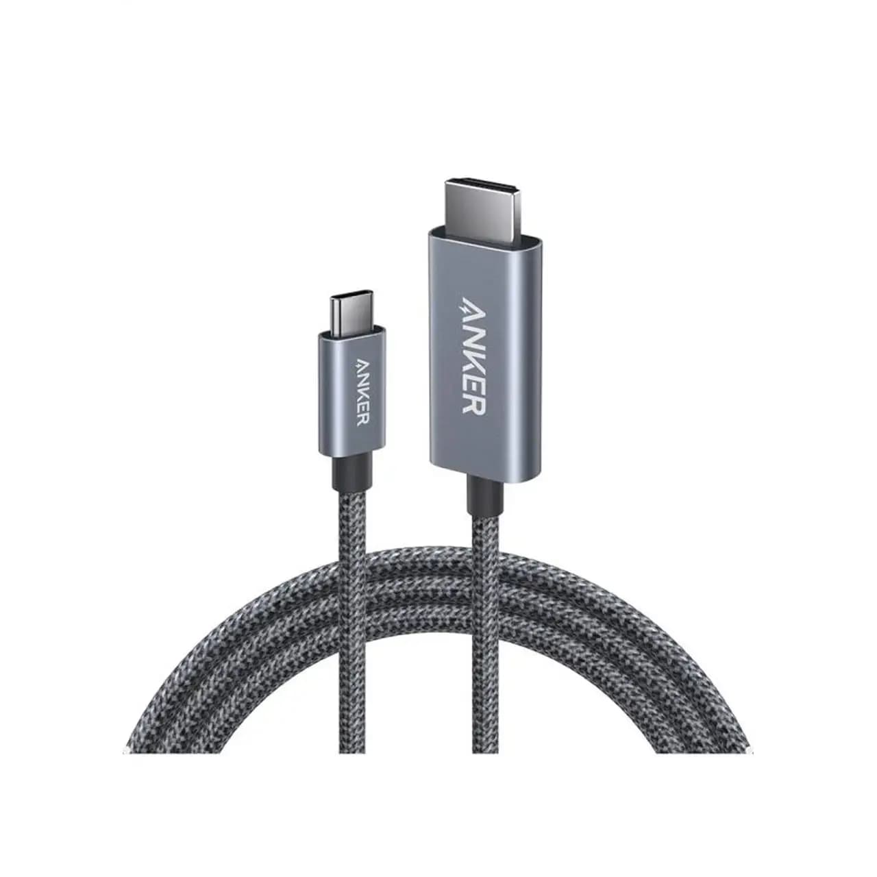 کابل Anker Type-C To HDMI مدل A87E0H11 – مشکی (گارانتی 6 ماهه شرکتی)