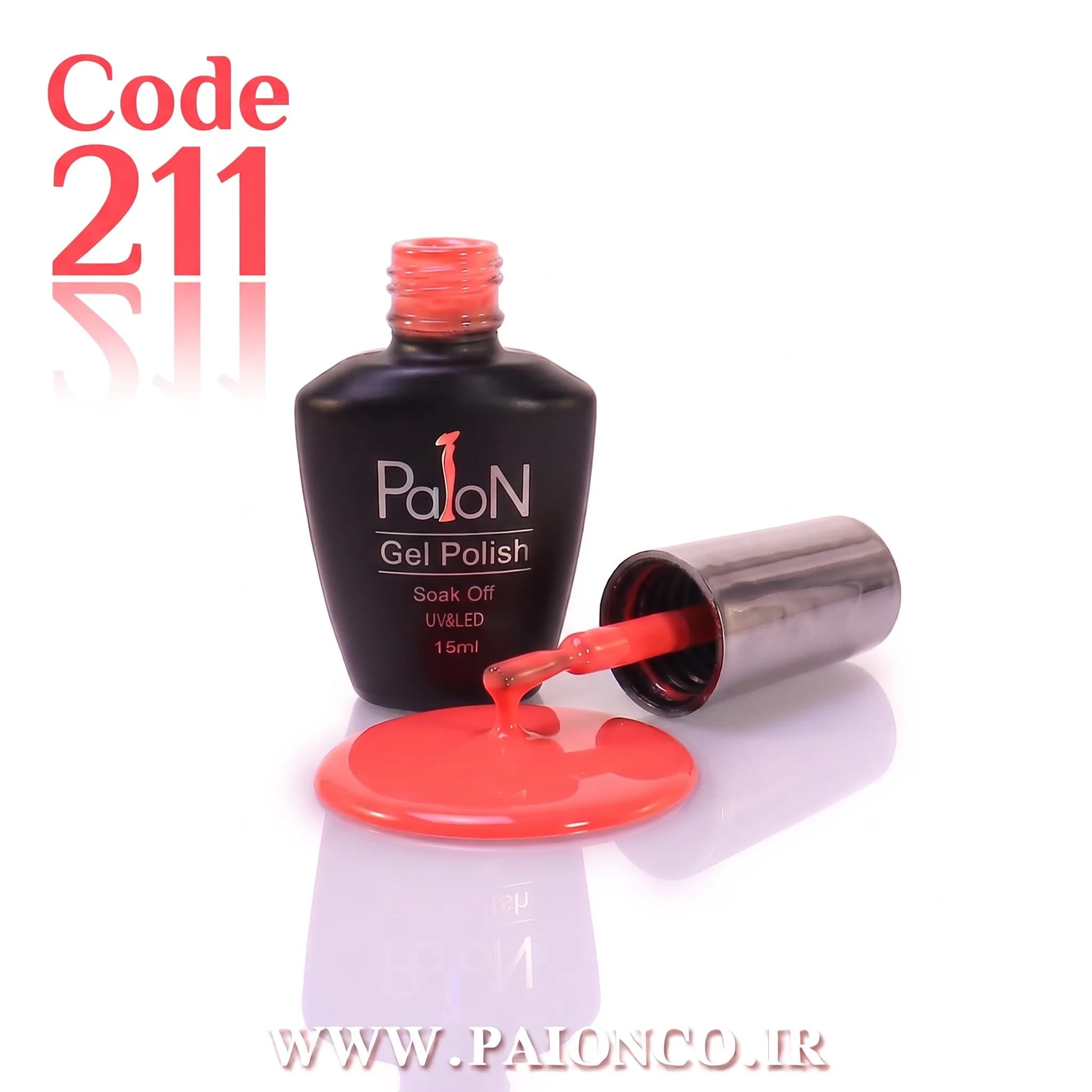 لاک ژل نرمال پایون کد 211