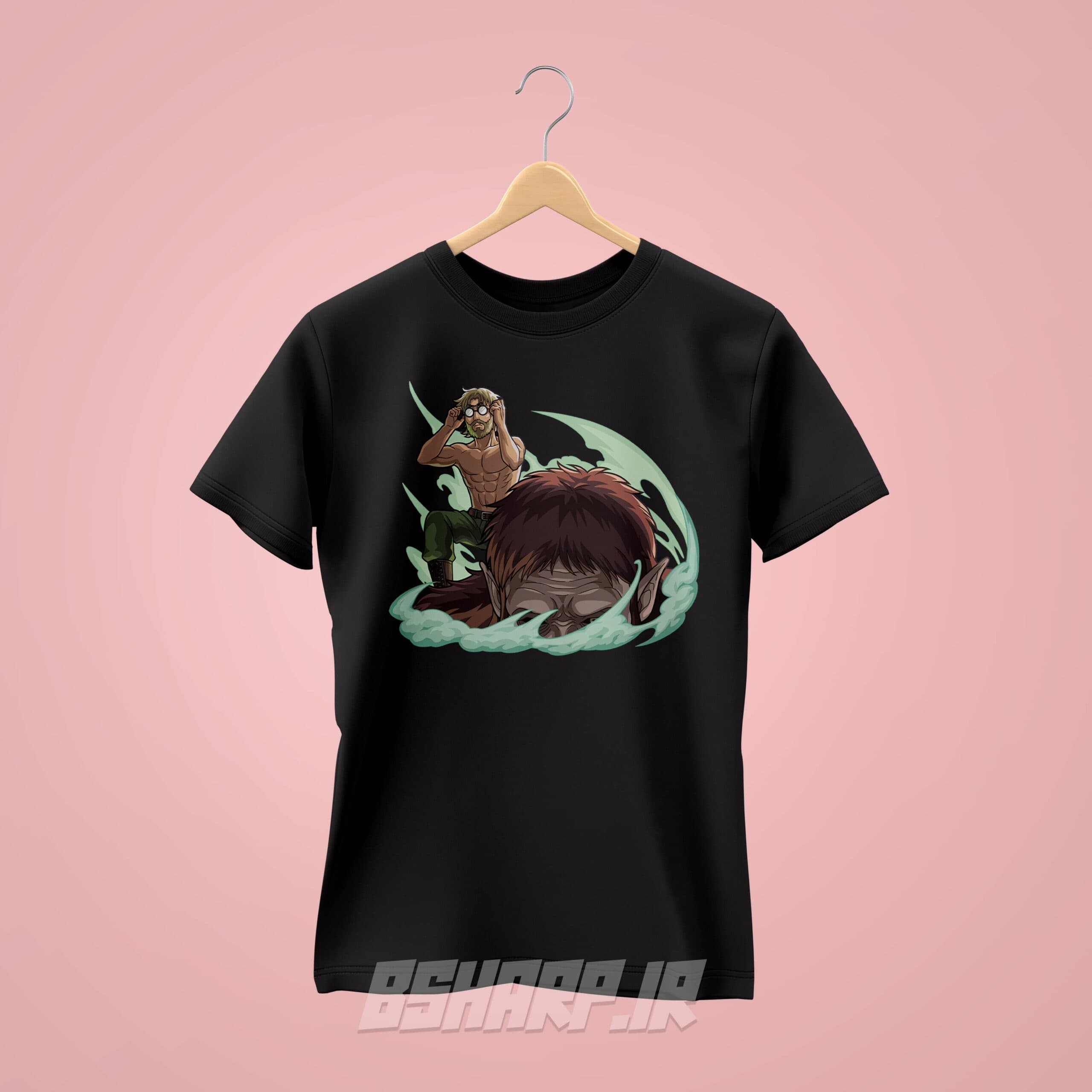 تیشرت Attack on Titan طرح Zeke Jaeger