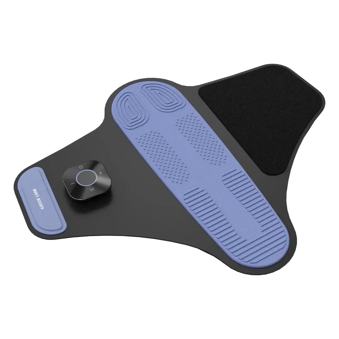 دمپایی ماساژور پا گرین لاین مدل Green Lion EMS Foot Therapy Massage Slippers Black — تصویر ۳