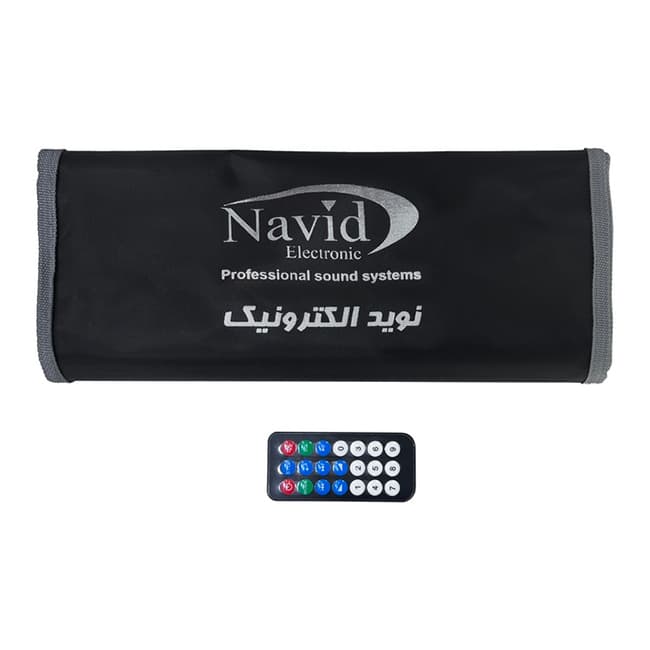 اکو همراه پرتابل 6×2 اینچ دو بلندگو شارژی نوید الکترونیک M624 — تصویر ۷