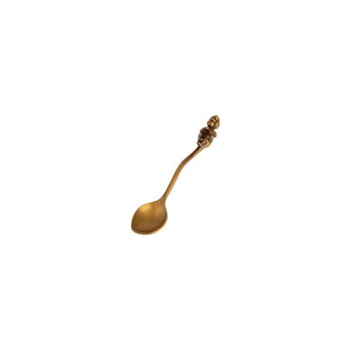 ست 6 عددی قاشق چای خوری برنجی گلدکیش طرح هون